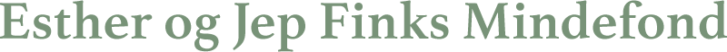 Esther og Jep Finks Mindefond Logo